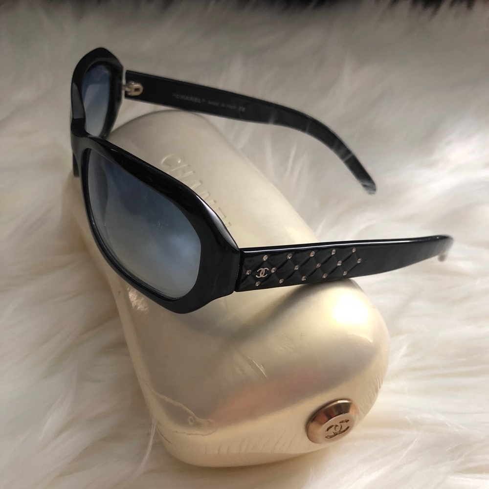 Chanel Retro Quilted Sunglasses